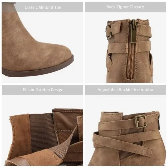 Toetos Women’s Moro Boots sz 12 Buckle Side NEW #D405 - Picture 2 of 8